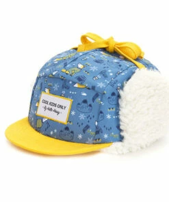 Fox Fleece Hat Blue Hello Hossy Fashion Baby, Children