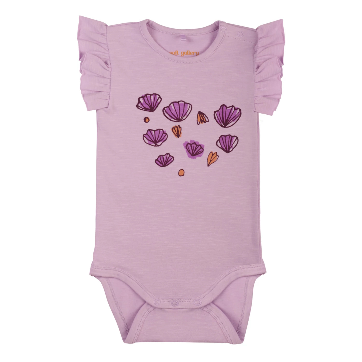 Frida Organic Cotton Baby Bodysuit Purple Soft Gallery Fashion Baby 1 Frida Organic Cotton Baby Bodysuit Purple Soft Gallery Fashion Baby