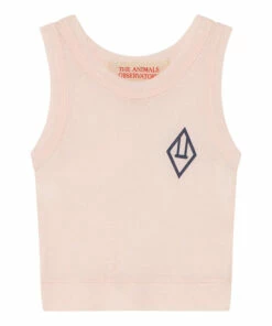 Frog Tank Top Pale pink The Animals Observatory Fashion Baby, Children
