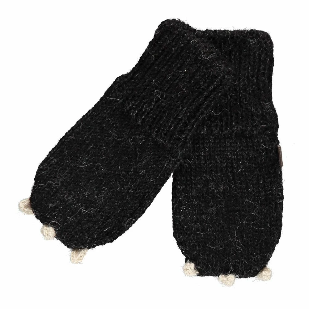 Furet Baby Alpaca Wool Mittens Black Oeuf NYC Fashion Baby, Children 3 Furet Baby Alpaca Wool Mittens Black Oeuf NYC Fashion Baby, Children - Image 3