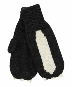 Furet Baby Alpaca Wool Mittens Black Oeuf NYC Fashion Baby, Children