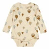 Galileo Organic Cotton Baby Bodysuit Beige Soft Gallery Fashion Baby