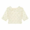 Ganiti Cherry Blouse Ecru Bonpoint Fashion Baby
