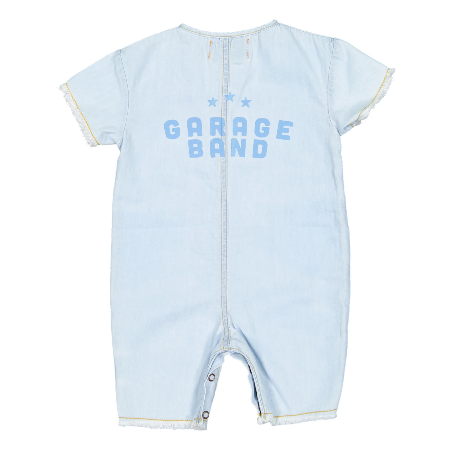 Garage Band Jumpsuit Light blue Piupiuchick Fashion Baby 2 Garage Band Jumpsuit Light blue Piupiuchick Fashion Baby - Image 2