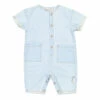 Garage Band Jumpsuit Light blue Piupiuchick Fashion Baby