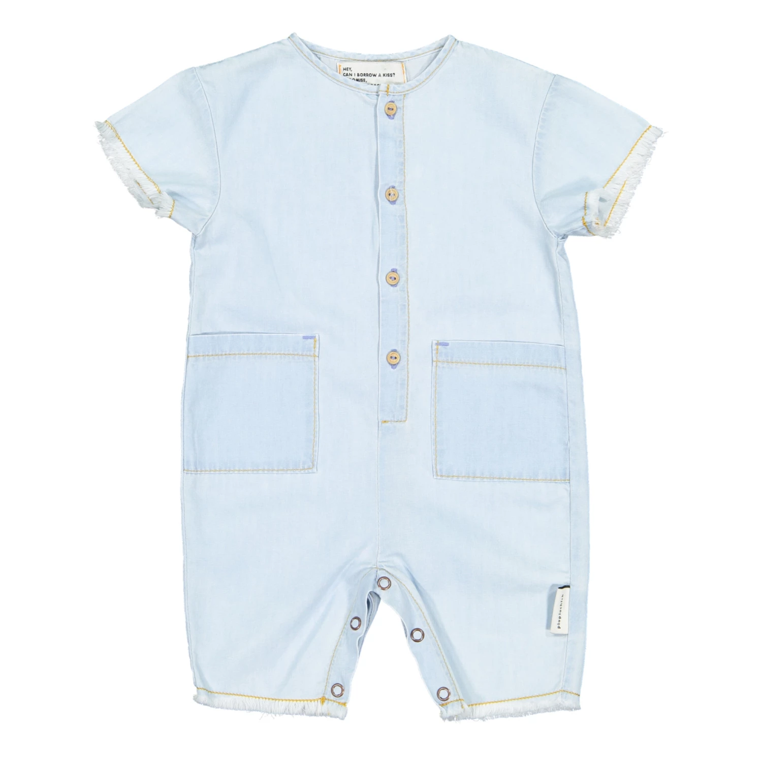 Garage Band Jumpsuit Light blue Piupiuchick Fashion Baby 1 Garage Band Jumpsuit Light blue Piupiuchick Fashion Baby