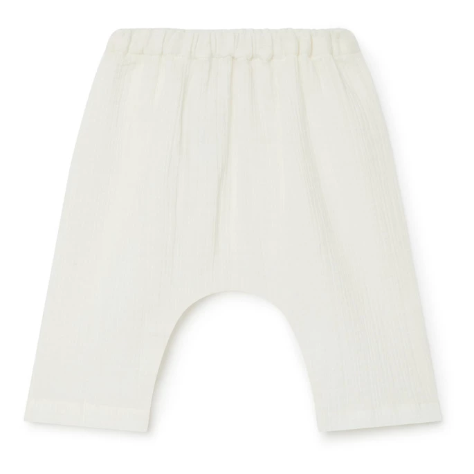 Garden Harem Pants Ecru Bonpoint Fashion Baby 1 Garden Harem Pants Ecru Bonpoint Fashion Baby