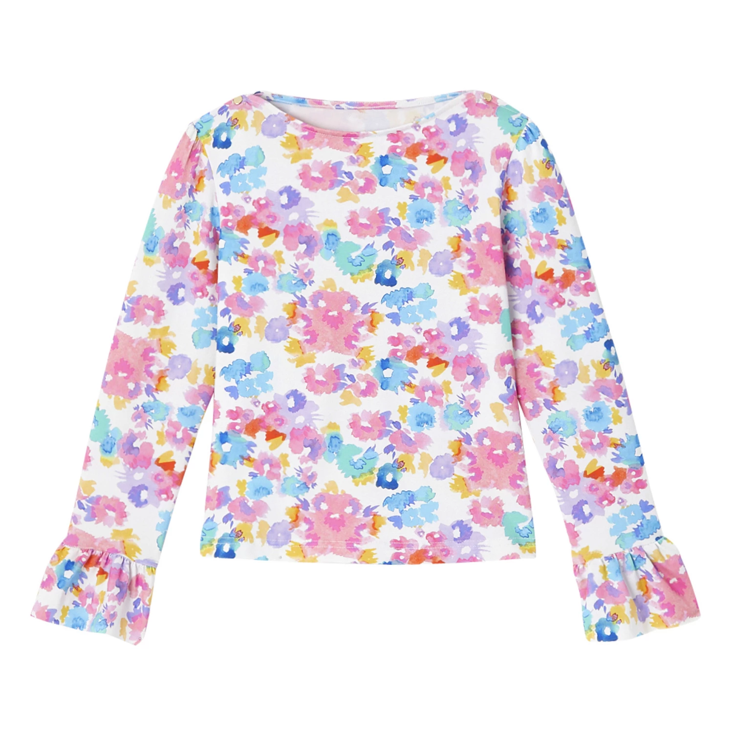 Gardenia Recycled Material Anti-UV T-shirt Pink Lison Paris Fashion Baby, Children 1 Gardenia Recycled Material Anti-UV T-shirt Pink Lison Paris Fashion Baby, Children