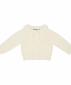 Genoveva Organic Cotton Cardigan Ecru the new society Fashion Baby