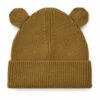 Gina Two-Tone Organic Cotton Beanie Camel Liewood Fashion Baby, Children