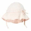 Gingham Hat Pale pink Tartine et Chocolat Fashion Baby