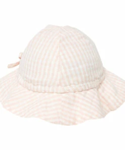 Gingham Hat Pale pink Tartine et Chocolat Fashion Baby -Baby Tops Elegant Store gingham hat pale pink tartine et chocolat fashion baby 2