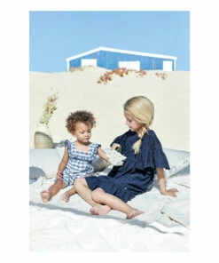 Gingham Jumpsuit Navy blue Tartine et Chocolat Fashion Baby 5 Gingham Jumpsuit Navy blue Tartine et Chocolat Fashion Baby -Baby Tops Elegant Store gingham jumpsuit navy blue tartine et chocolat fashion baby 1