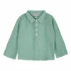 Gingham Kurta Shirt Green water Emile et Ida Fashion Baby, Children