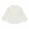 Grand-Père Organic Cotton Muslin Kurta Shirt Ecru Louis Louise Fashion Baby, Children