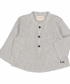 Grand-Père Striped Kurta Shirt Ecru Louis Louise Fashion Baby, Children 5 Grand-Père Striped Kurta Shirt Ecru Louis Louise Fashion Baby, Children -Baby Tops Elegant Store grand p egrave re striped kurta shirt ecru louis louise fashion baby children 2