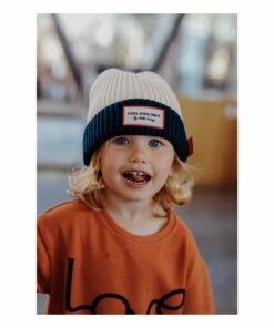 Grandmother Beanie Navy blue Hello Hossy Fashion Baby, Children -Baby Tops Elegant Store grandmother beanie navy blue hello hossy fashion baby children 2