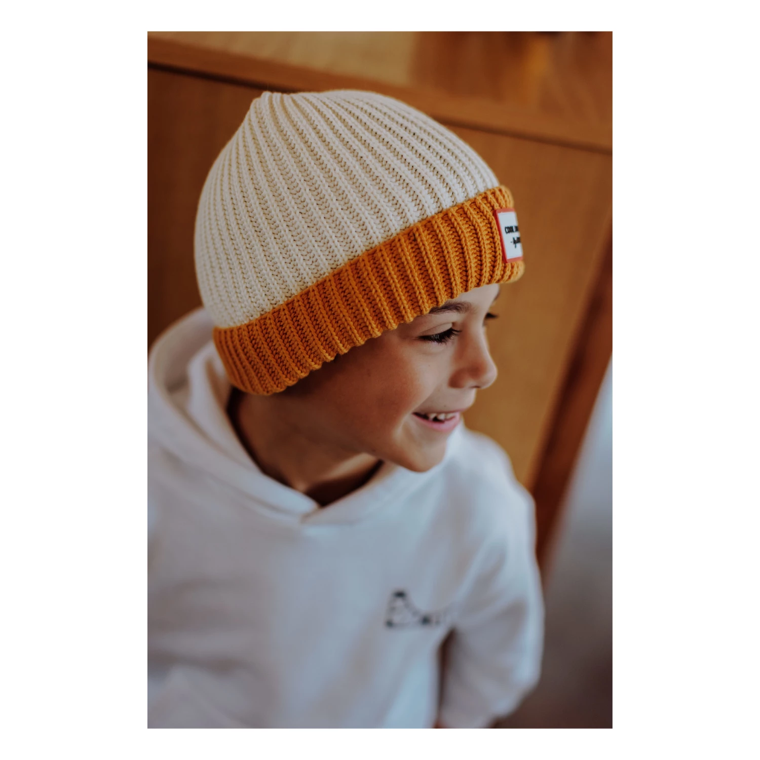 Grandmother Beanie Ochre Hello Hossy Fashion Baby, Children 3 Grandmother Beanie Ochre Hello Hossy Fashion Baby, Children - Image 3