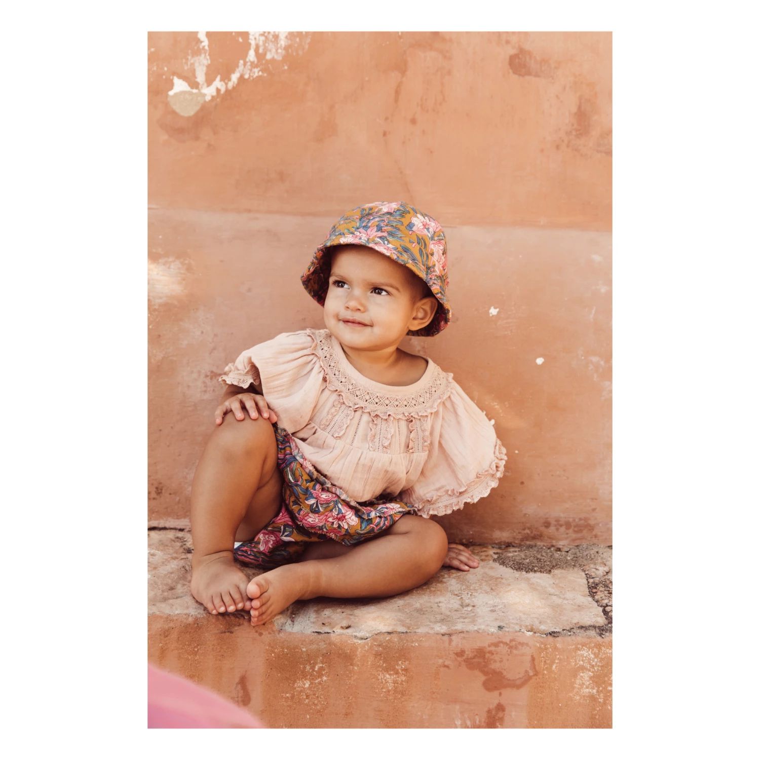 Granima Organic Cotton Hat Pink Louise Misha Fashion Baby, Children 2 Granima Organic Cotton Hat Pink Louise Misha Fashion Baby, Children - Image 2