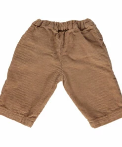 Grapefruit Organic Cotton Corduroy Trousers Brown Poudre Organic Fashion Baby, Children