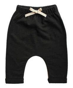 Harem Pants Black Gray Label Fashion Baby