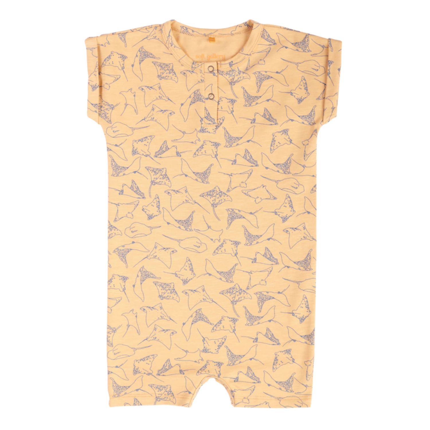 Harry Organic Cotton Playsuit Caramel Soft Gallery Fashion Baby 1 Harry Organic Cotton Playsuit Caramel Soft Gallery Fashion Baby