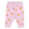 Heart Leggings Pale pink Piupiuchick Fashion Baby