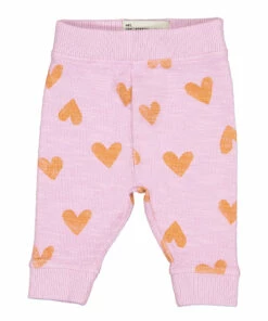 Heart Leggings Pale pink Piupiuchick Fashion Baby
