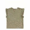 Hermance Linen T-Shirt Khaki Louise Misha Fashion Teen, Baby, Children