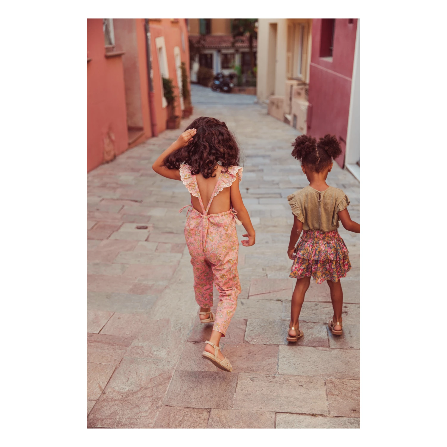 Hermance Linen T-Shirt Khaki Louise Misha Fashion Teen, Baby, Children 4 Hermance Linen T-Shirt Khaki Louise Misha Fashion Teen, Baby, Children - Image 4