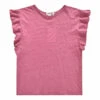 Hermance Linen T-Shirt Raspberry red Louise Misha Fashion Teen, Baby, Children