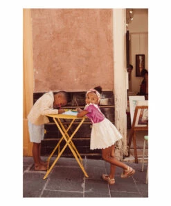 Hermance Linen T-Shirt Raspberry red Louise Misha Fashion Teen, Baby, Children -Baby Tops Elegant Store hermance linen t shirt raspberry red louise misha fashion teen baby children 2