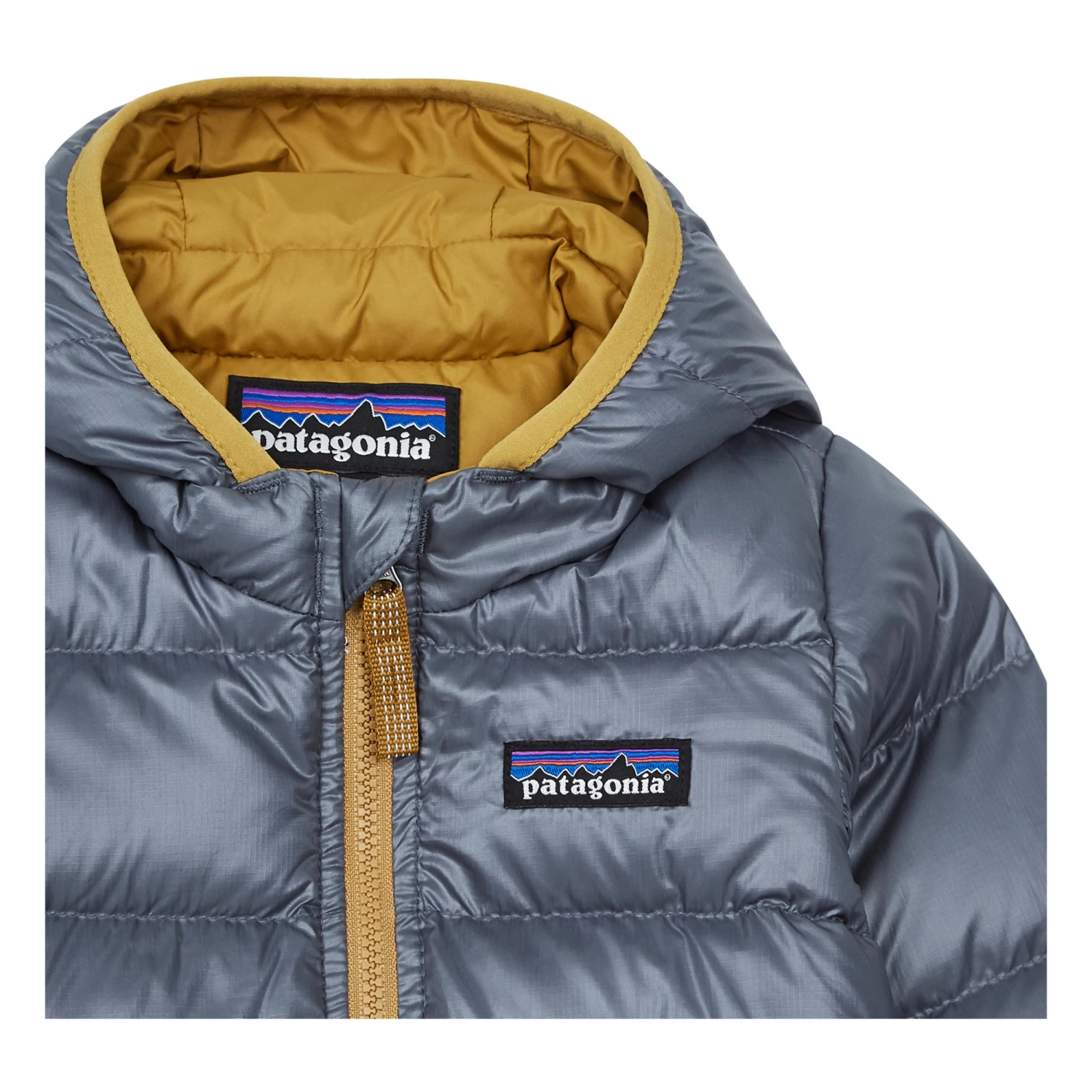 Hi Loft Recycled Polyester Down Jacket Grey Patagonia Fashion Baby, Children 2 Hi Loft Recycled Polyester Down Jacket Grey Patagonia Fashion Baby, Children - Image 2