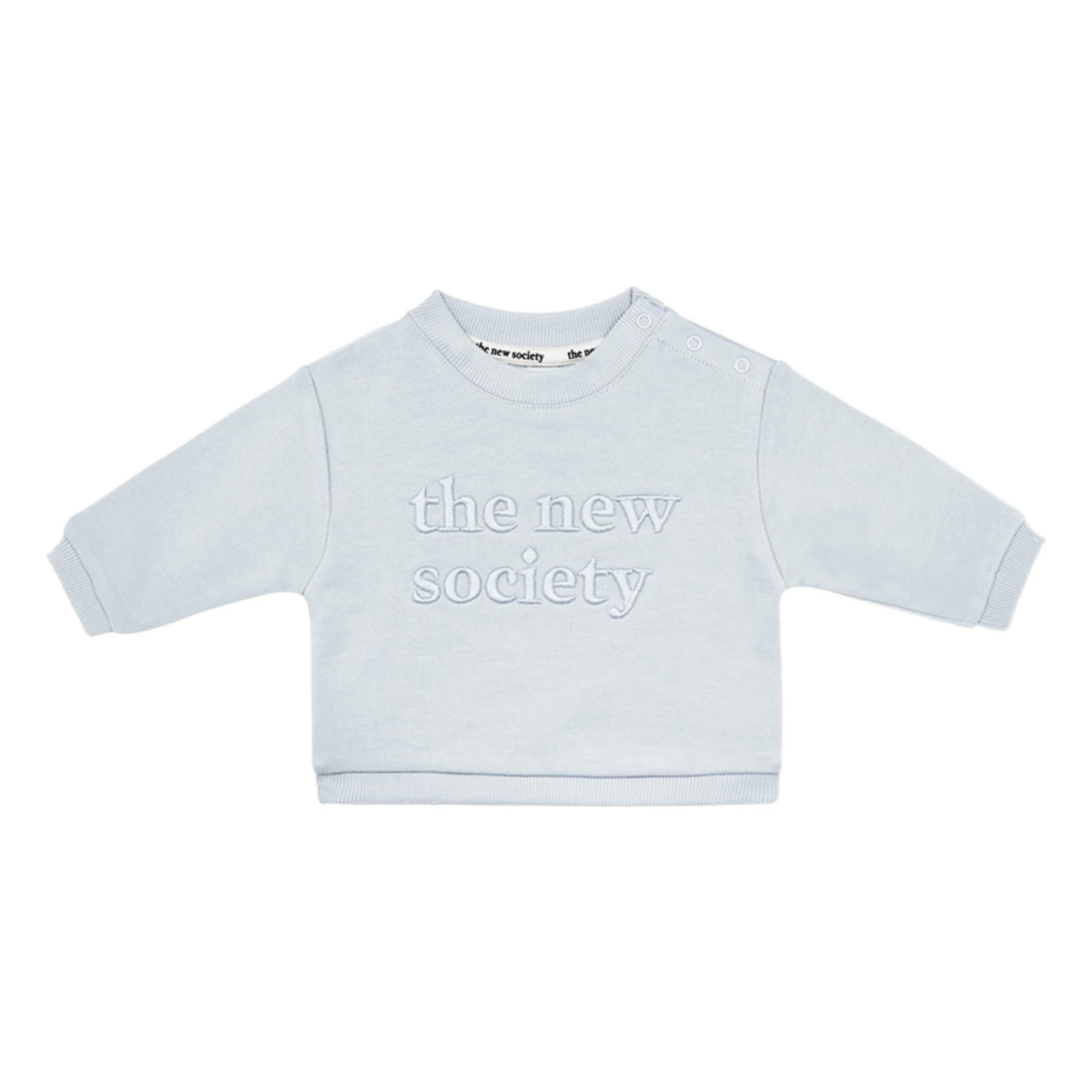 Hugo Sweatshirt Light blue the new society Fashion Baby 1 Hugo Sweatshirt Light blue the new society Fashion Baby