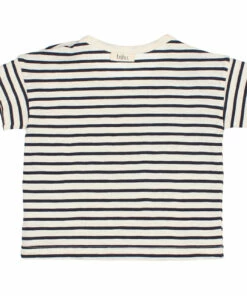 Ice Striped Organic Cotton Slub T-shirt Navy blue Búho Fashion Baby, Children -Baby Tops Elegant Store ice striped organic cotton slub t shirt navy blue b uacute ho fashion baby children 2