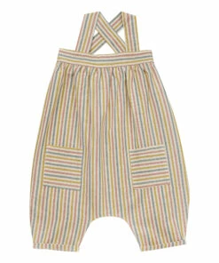 Ida Striped Jumpsuit Ecru Ketiketa Fashion Baby