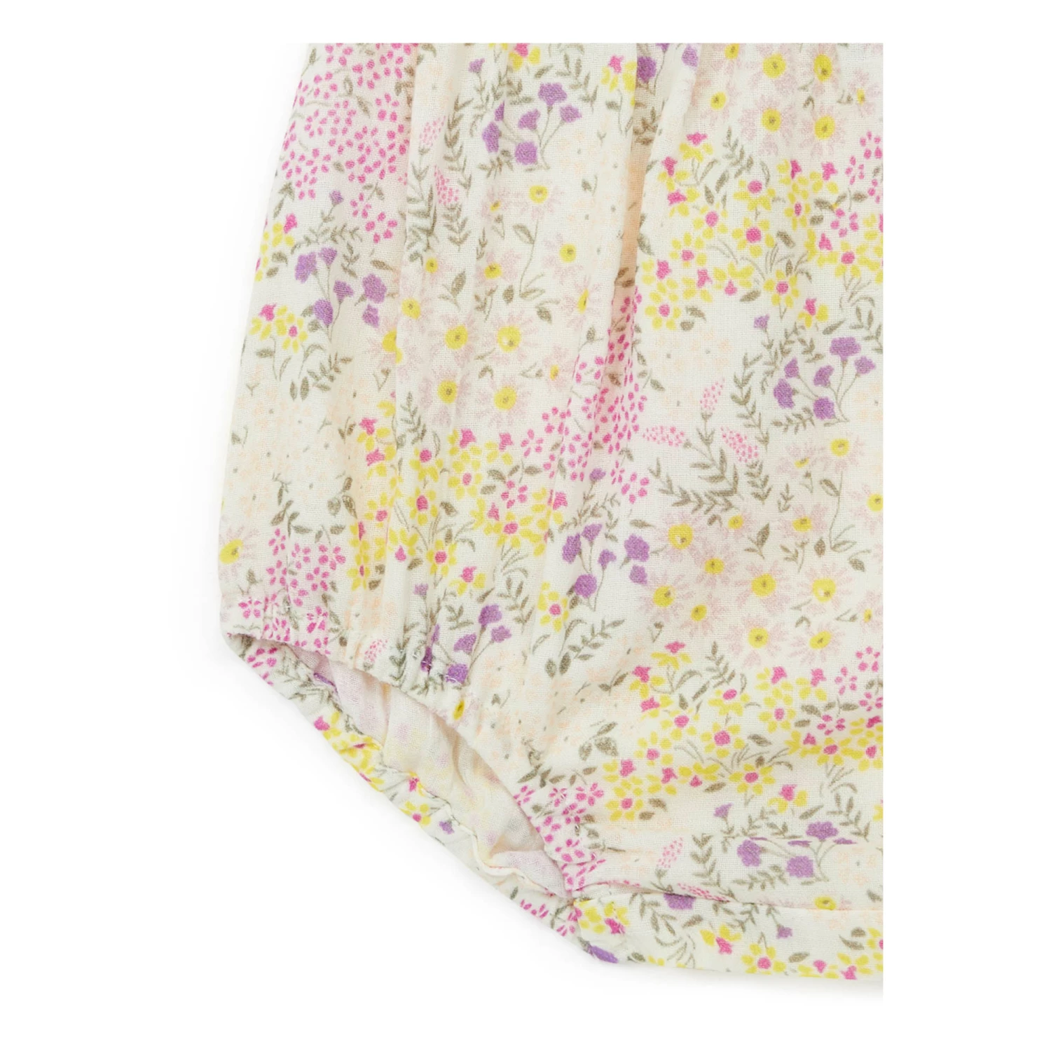 Idole Cotton Muslin Floral Bloomers Ecru Bonton Fashion Baby 2 Idole Cotton Muslin Floral Bloomers Ecru Bonton Fashion Baby - Image 2