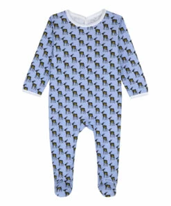 IMI Organic Cotton Pyjamas Blue BRAI Fashion Baby