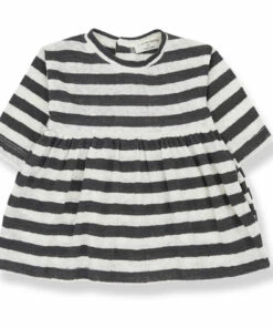 Isabel Cotton Crepe Dress Carbon 1+ in the family Fashion Baby, Children