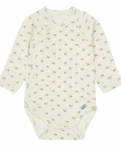 Ivy Organic Cotton Babygrow Ecru Poudre Organic Fashion Baby