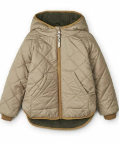 Jackson Recycled Polyester Reversible Jacket Beige Liewood Fashion Baby, Children