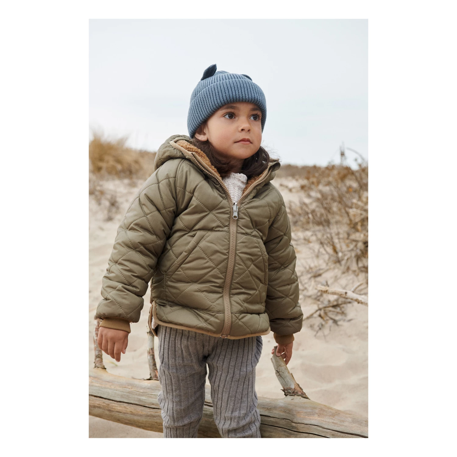 Jackson Recycled Polyester Reversible Jacket Khaki Liewood Fashion Baby, Children 4 Jackson Recycled Polyester Reversible Jacket Khaki Liewood Fashion Baby, Children - Image 4