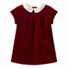 Jadila Velvet Dress - Christmas Collection - Red Bonpoint Fashion Baby
