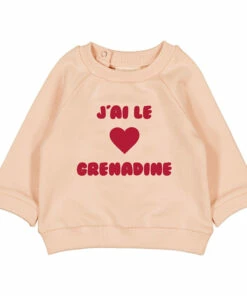 James Sweatshirt Pale pink Louis Louise Fashion Baby, Children