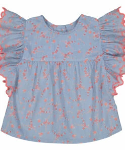 Jasmin Blouse Blue Louis Louise Fashion Baby