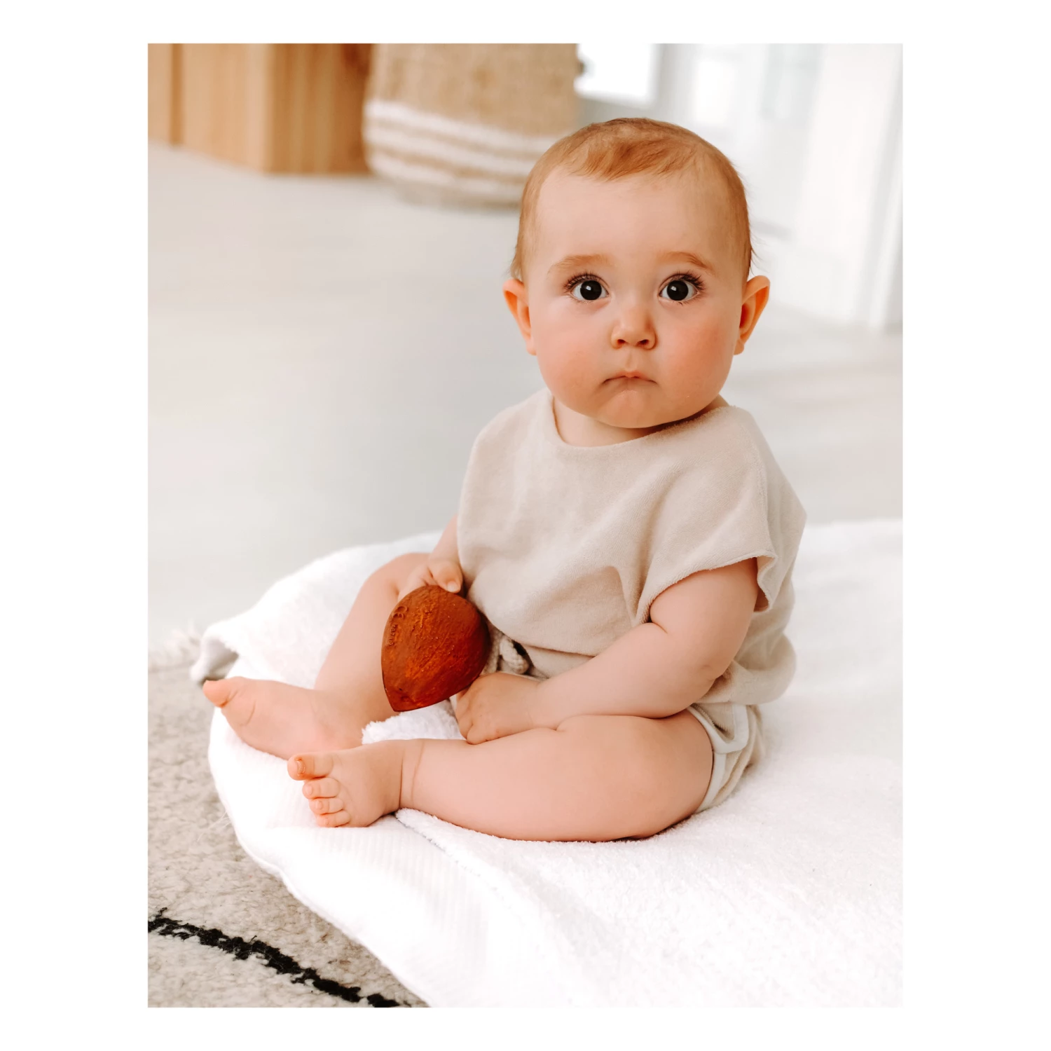 Joa Organic Terry Cloth Jumpsuit Beige Bonnie & The Gang Fashion Baby, Children 2 Joa Organic Terry Cloth Jumpsuit Beige Bonnie & The Gang Fashion Baby, Children - Image 2