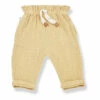 Joana Double Cotton Muslin Joggers Yellow 1+ in the family Fashion Baby, Children