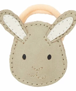 Josy Rabbit Scrunchie Taupe brown Donsje Fashion Baby
