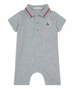 Jumpsuit Grey Moncler Fashion Baby
