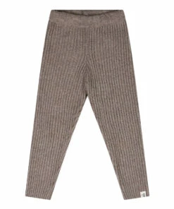 Juri Recycled Knit Leggings Taupe brown Matona Fashion Baby, Children